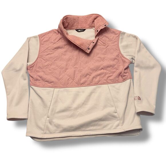 North Face Women's XL Quilted Sweatshirt - Picture 1 of 12